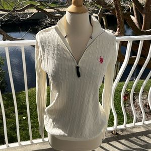 Polo sweater size large